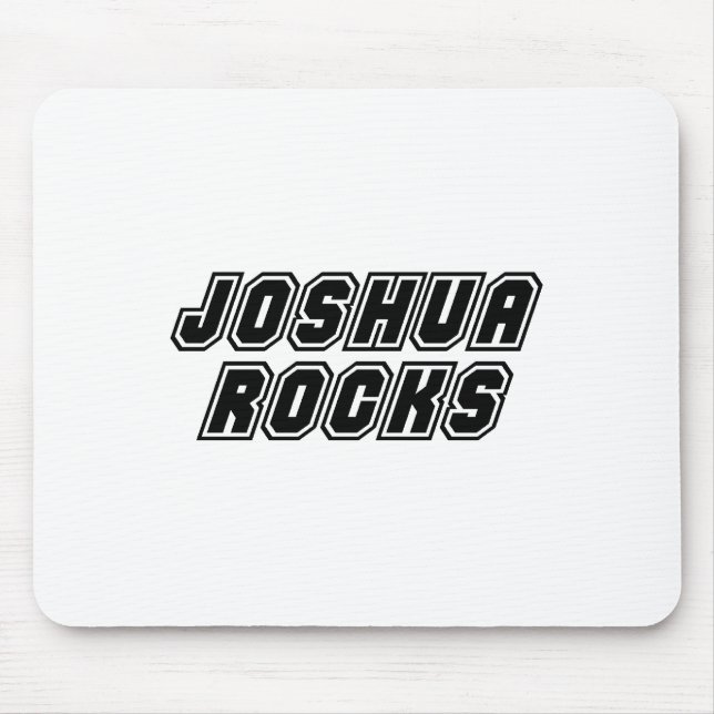 Joshua Rocks Mouse Pad (Front)