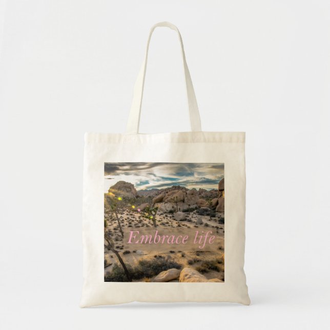Joshua Tree at Dusk Tote Bag (Front)