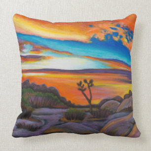 Joshua Tree at Sunset Cushion