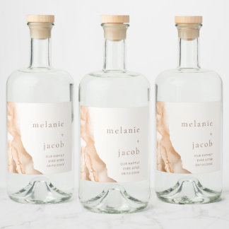 Joshua Tree Bohemian Neutral Drink Liquor Bottle Label