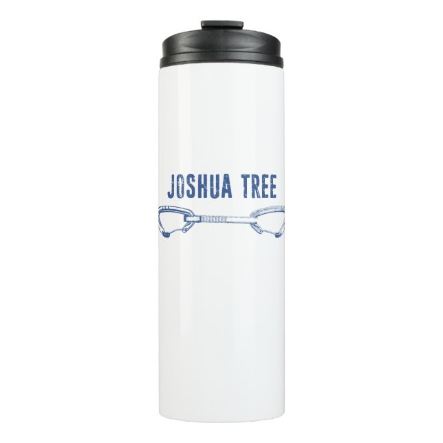 Joshua Tree California Climbing Quickdraw Thermal Tumbler (Front)