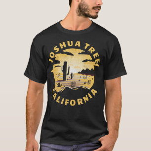 Joshua Tree California Desert Illustration Vintage T-Shirt