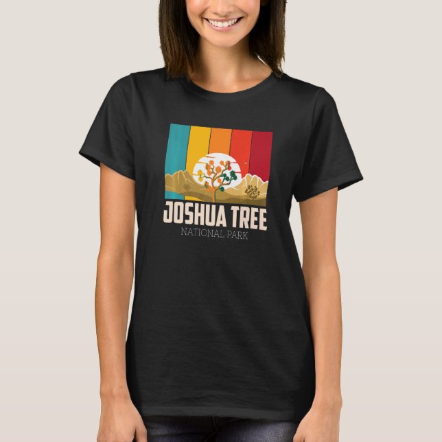 Joshua Tree California Desert National Park Campin T-Shirt (Front)