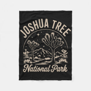 Joshua Tree California Nature Hiking Mountains Wom Fleece Blanket