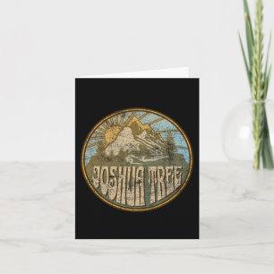 Joshua Tree California Nature Mountains Hiking Out Card
