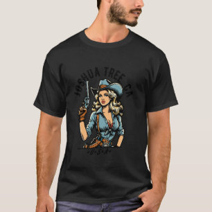 Joshua Tree California USA Cowgirl Western Style D T-Shirt