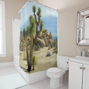 Joshua Tree, Desert Landscape Shower Curtain