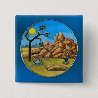 Joshua Tree- Fish Rock Button