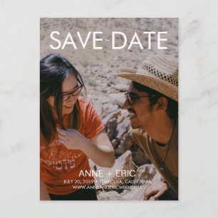 "Joshua Tree" - Flat Modern Save the Date Postcard