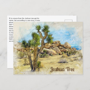 Joshua Tree Fun Fact Postcard