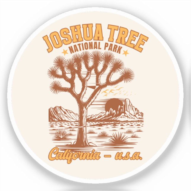 Joshua Tree Landscape Art for Nature Lovers (Front)