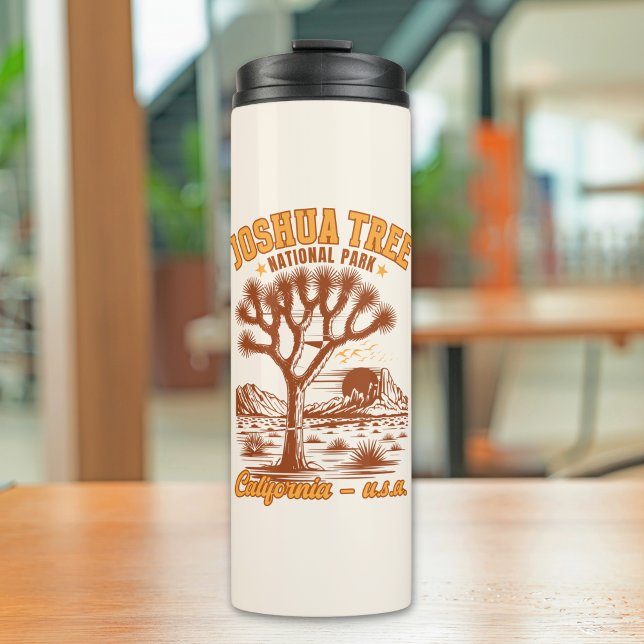 Joshua Tree Landscape Art for Nature Lovers Thermal Tumbler (Creator Uploaded)