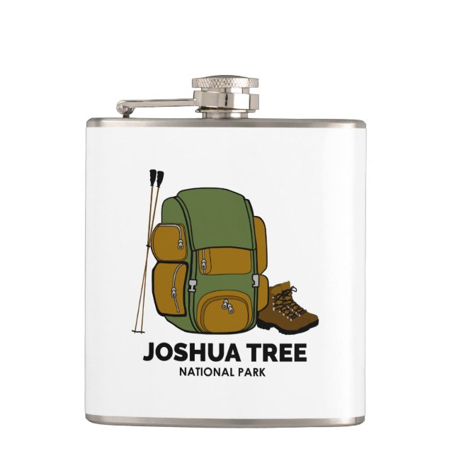 Joshua Tree National Park Backpack Hip Flask (Front)
