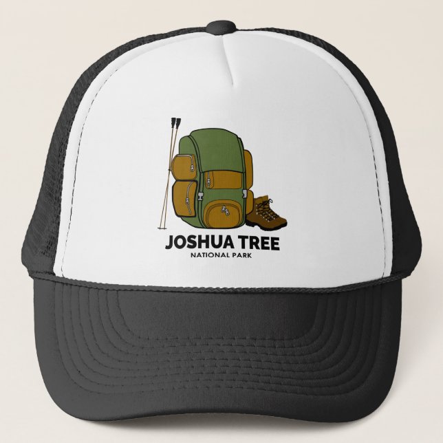 Joshua Tree National Park Backpack Trucker Hat (Front)