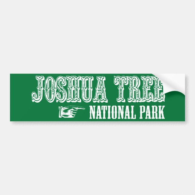 Joshua Tree National Park Bumper Sticker (Front)