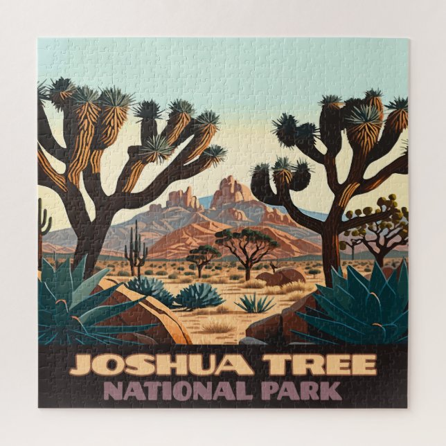 Joshua Tree National Park California Desert  Jigsaw Puzzle (Vertical)