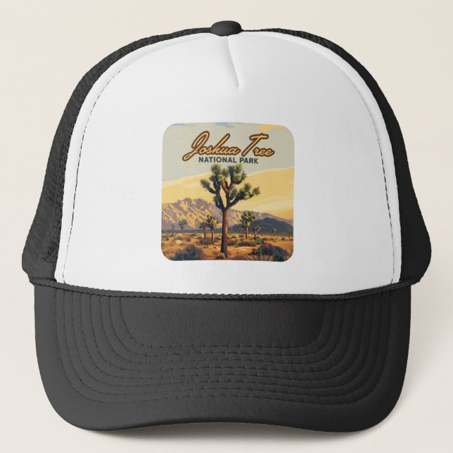 Joshua Tree National Park California Desert  Trucker Hat (Front)