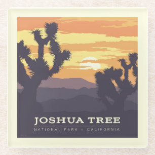 Joshua Tree National Park   California Glass Coaster