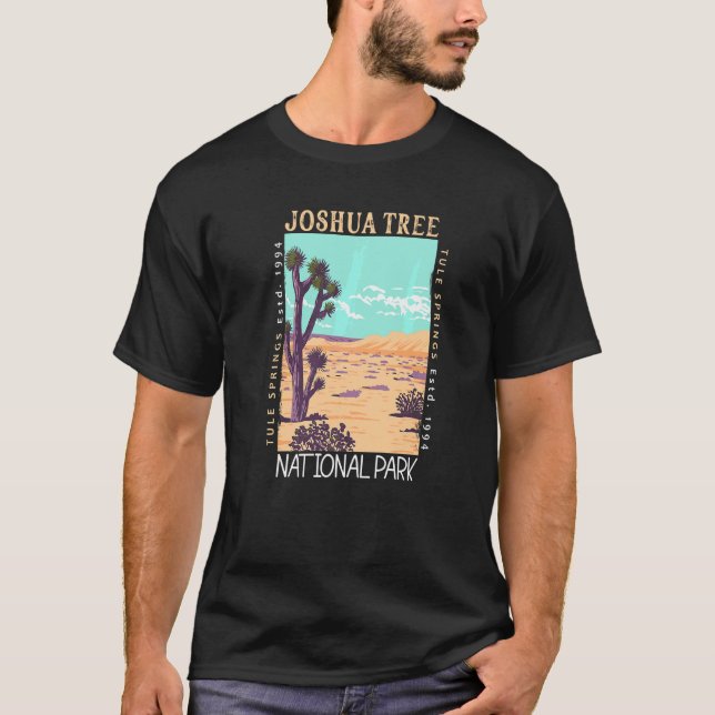 Joshua Tree National Park California Tule Springs  T-Shirt (Front)