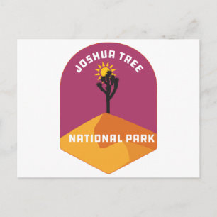 Joshua Tree National Park camping California Postcard