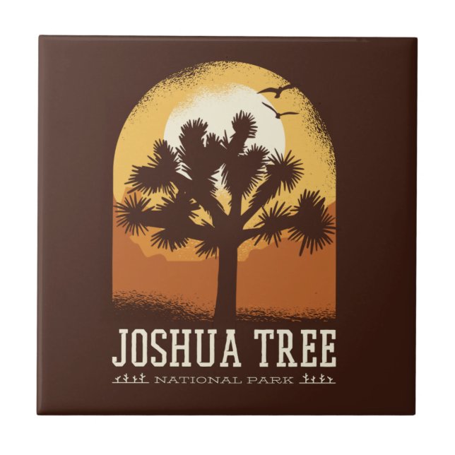 Joshua Tree National Park Ceramic Tile (Front)