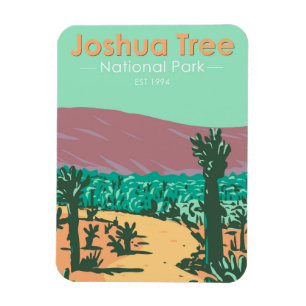 Joshua Tree National Park Cholla Cactus Garden Magnet
