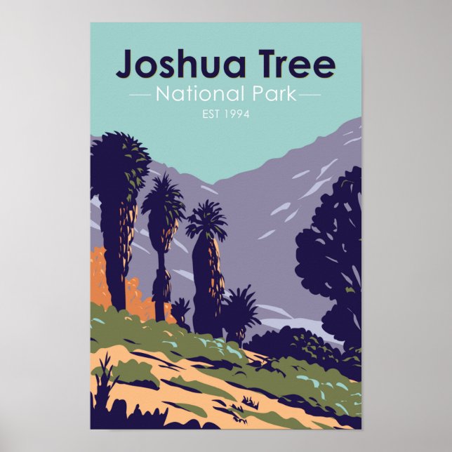 Joshua Tree National Park Cottonwood Springs Oasis Poster (Front)