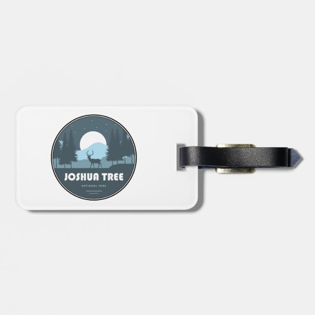 Joshua Tree National Park Deer Luggage Tag (Back Horizontal)
