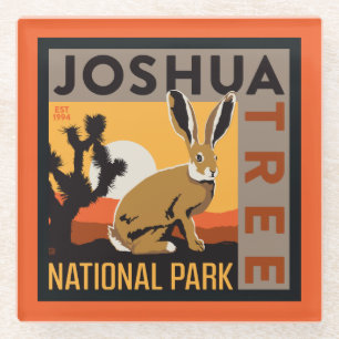 Joshua Tree National Park   Jackrabbit Glass Coaster