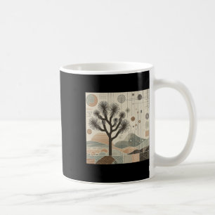 Joshua Tree National Park Line Art Vintage Hiking Coffee Mug