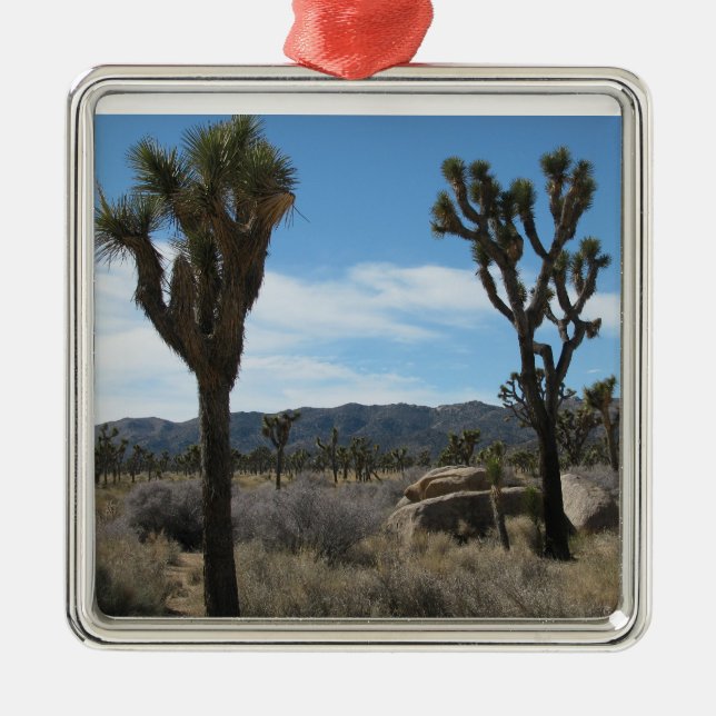 Joshua Tree National Park Metal Tree Decoration (Front)