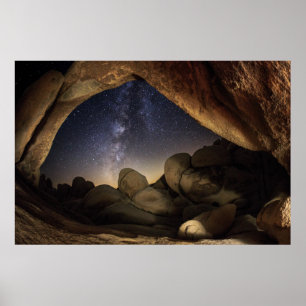 Joshua Tree National Park Night Sky Poster