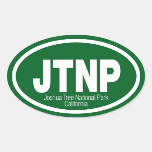Joshua Tree National Park Oval Sticker