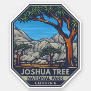 Joshua Tree National Park Retro Emblem