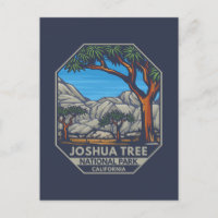 Joshua Tree National Park Retro Emblem