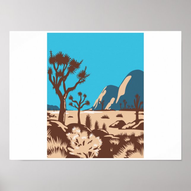Joshua Tree National Park Riverside California Poster (Front)