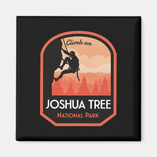 Joshua Tree National Park Rock Climbing Magnet