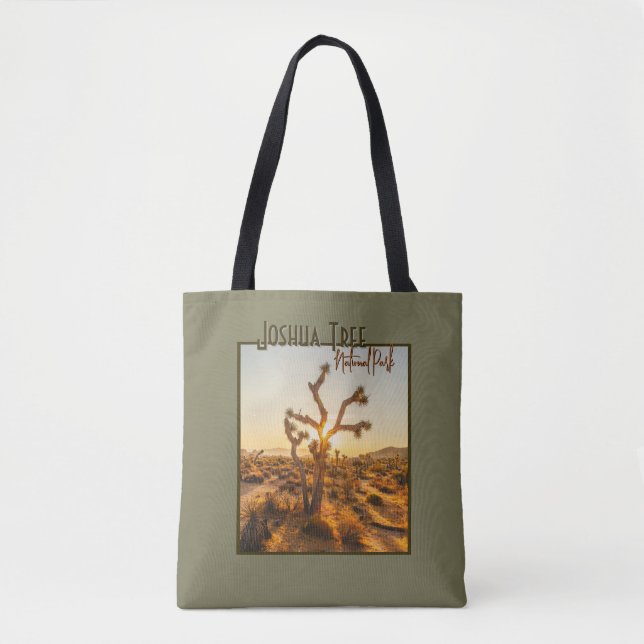 Joshua Tree National Park Souvenir Gift Tote Bag (Front)