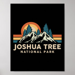 Joshua Tree National Park Souvenir Hiking Outdoors Poster