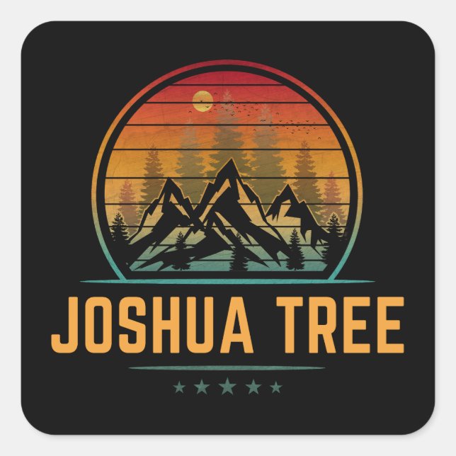 Joshua Tree National Park Square Sticker (Front)