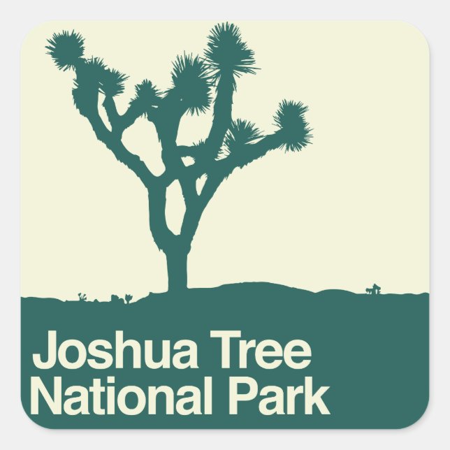 Joshua Tree National Park Square Sticker (Front)