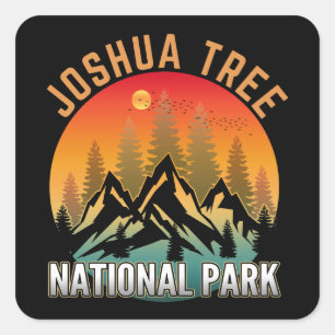 Joshua Tree National Park Square Sticker