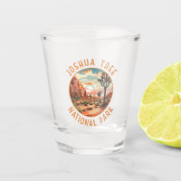Joshua Tree National Park Sunset Retro Distressed