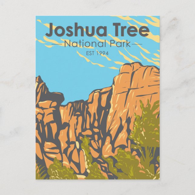 Joshua Tree National Park The Great Burrito Postcard (Front)