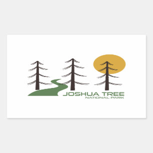 Joshua Tree National Park Trail Rectangular Sticker
