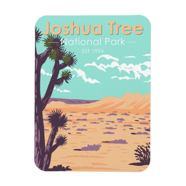 Joshua Tree National Park Tule Springs Magnet (Vertical)