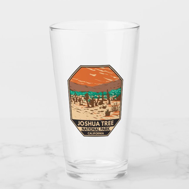 Joshua Tree National Park Turkey Flats Sand Dunes Glass (Front)