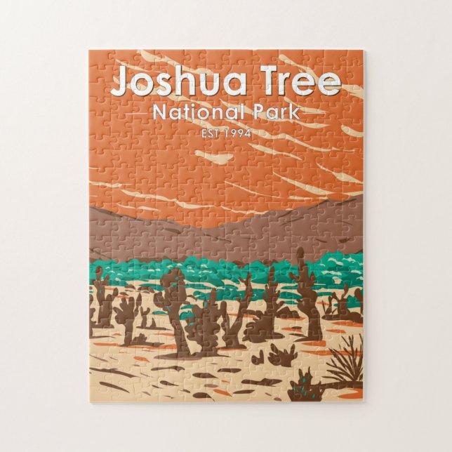 Joshua Tree National Park Turkey Flats Sand Dunes  Jigsaw Puzzle (Vertical)