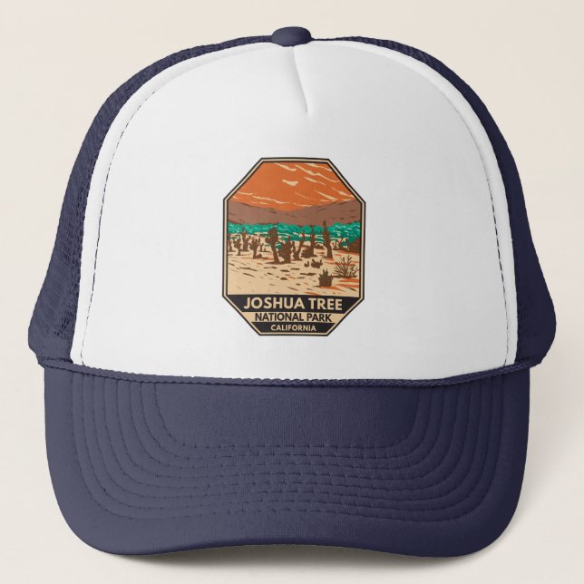 Joshua Tree National Park Turkey Flats Sand Dunes Trucker Hat (Front)