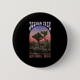 Joshua Tree National Park, Vintage California Hiki 6 Cm Round Badge